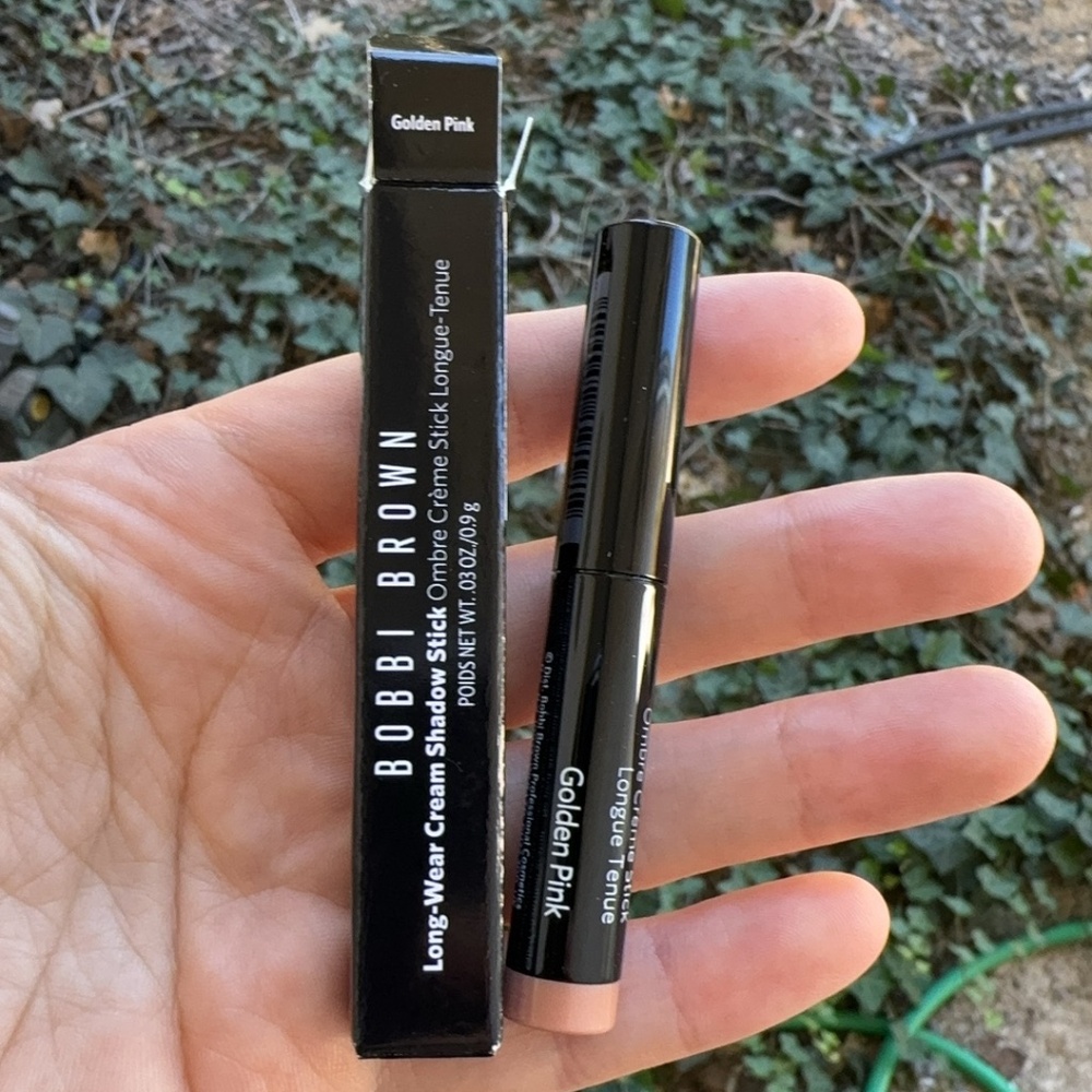 Bobbi Brown Long Wear Cream Shadow Mini stick NIB .9g Golden Pink
